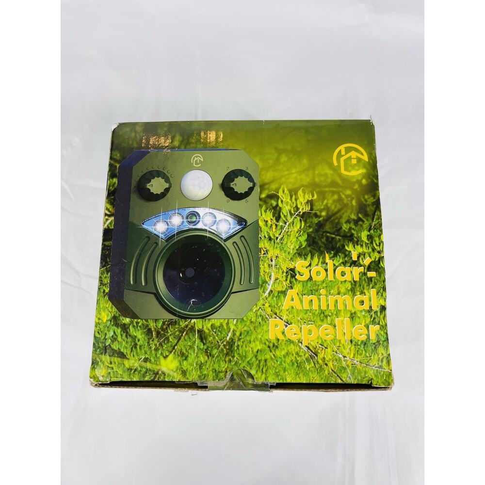 Solar Animal Repeller, Model AR33 Ultrasonic..waterproof..flashing lights